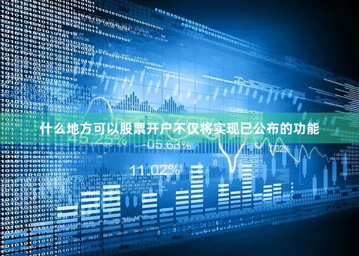 什么地方可以股票开户不仅将实现已公布的功能